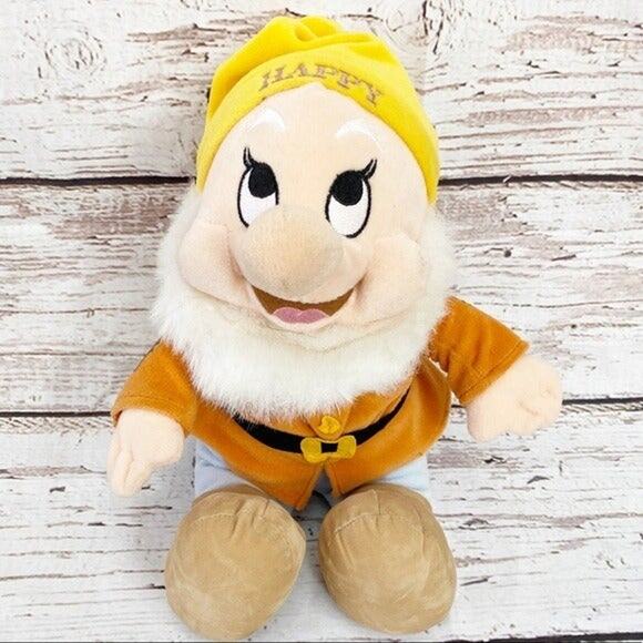 DISNEY Vintage 1990s Happy Dwarf Snow White Plush 12" - Picture 1 of 4